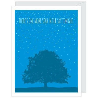 One More Star Sympathy Greeting Card - Greeting Card -