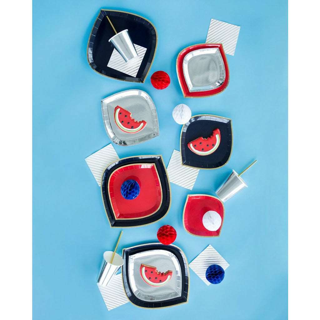 Posh Dessert Plate - Denim Jorts - Plates -