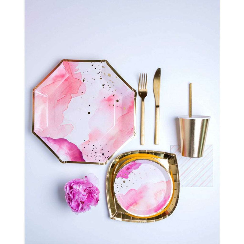Pretty in Pink Dessert Plate - Plates -