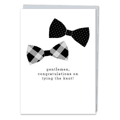 Gentlemen, Congratulations Greeting Card