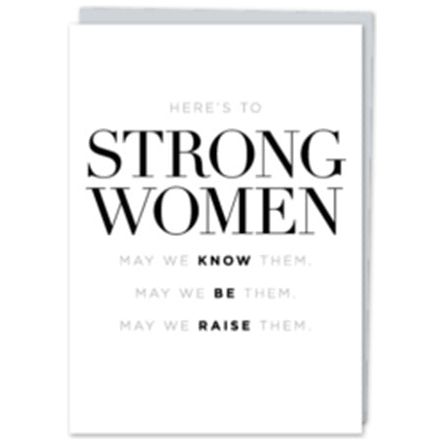 Strong Women Greeting Card