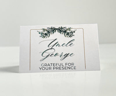 Eucalyptus Swag Place Cards