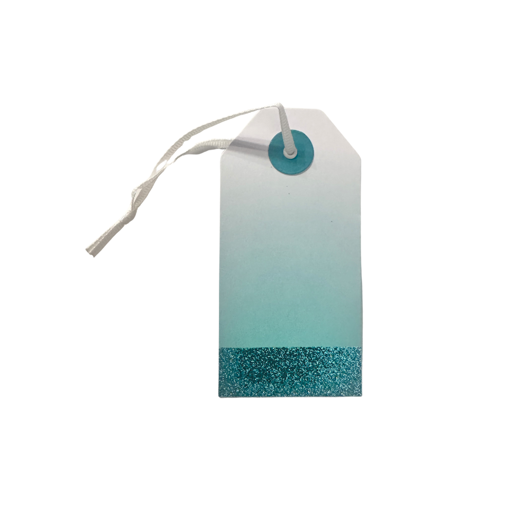 Ombre Glitter GIft Tag Set