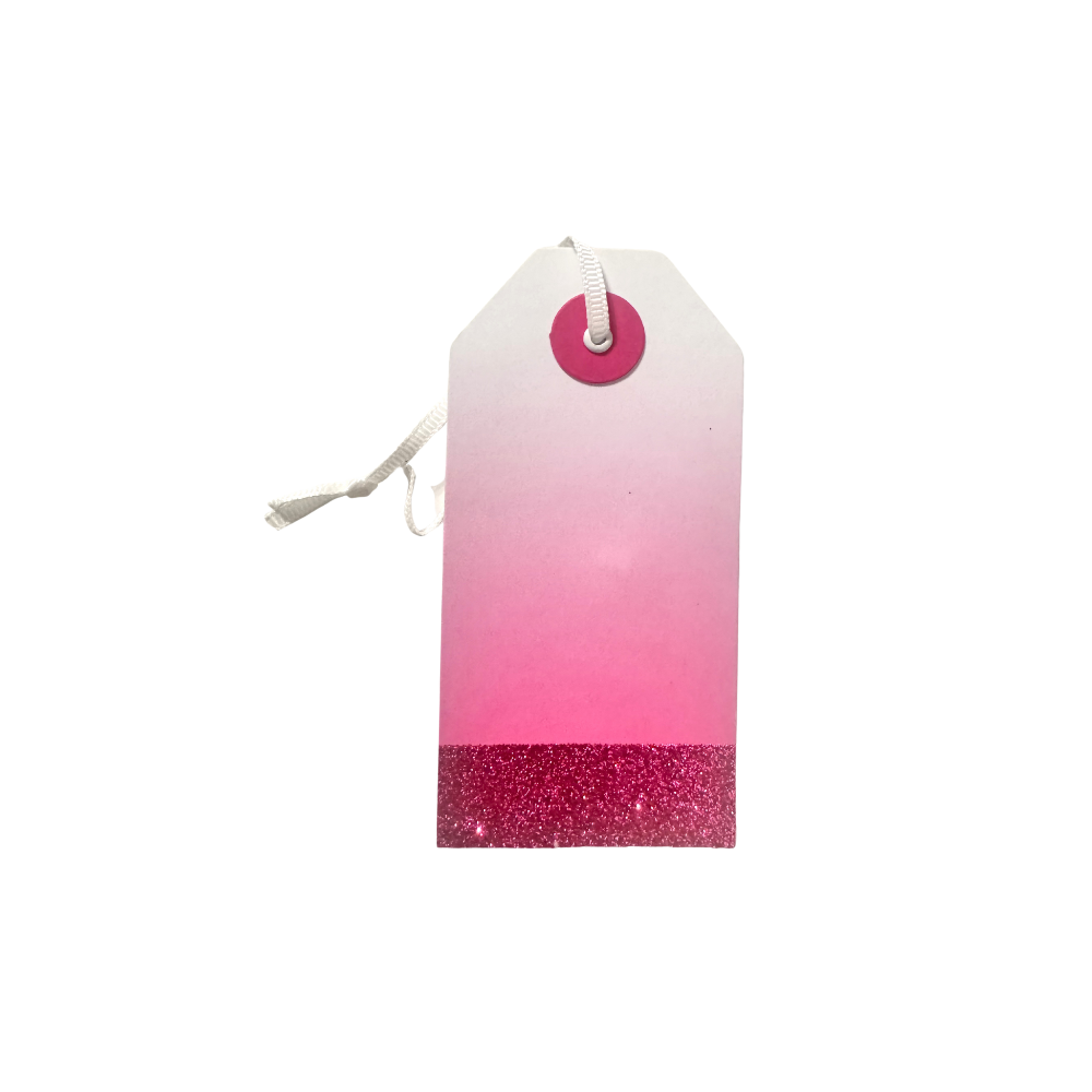 Ombre Glitter GIft Tag Set