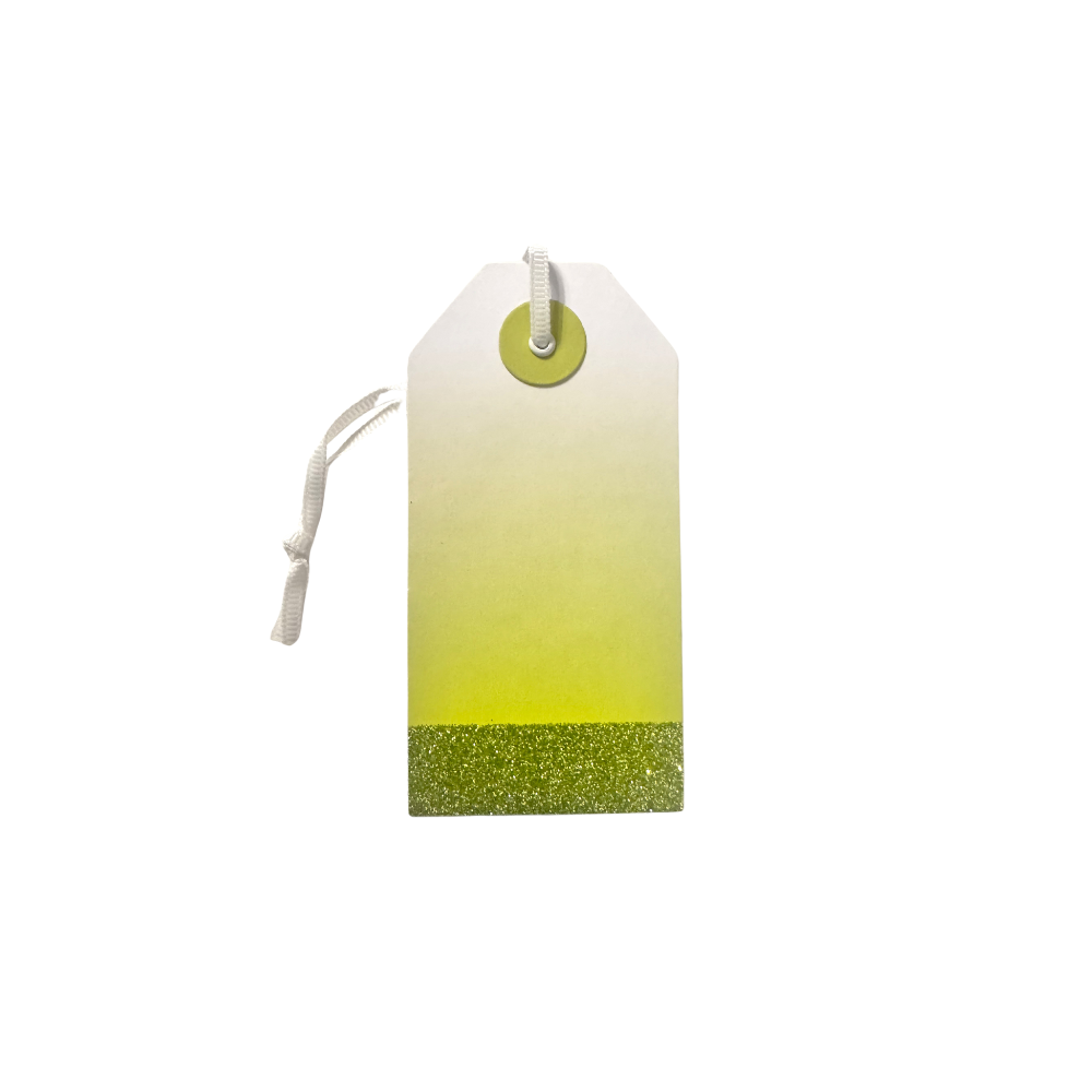 Ombre Glitter GIft Tag Set