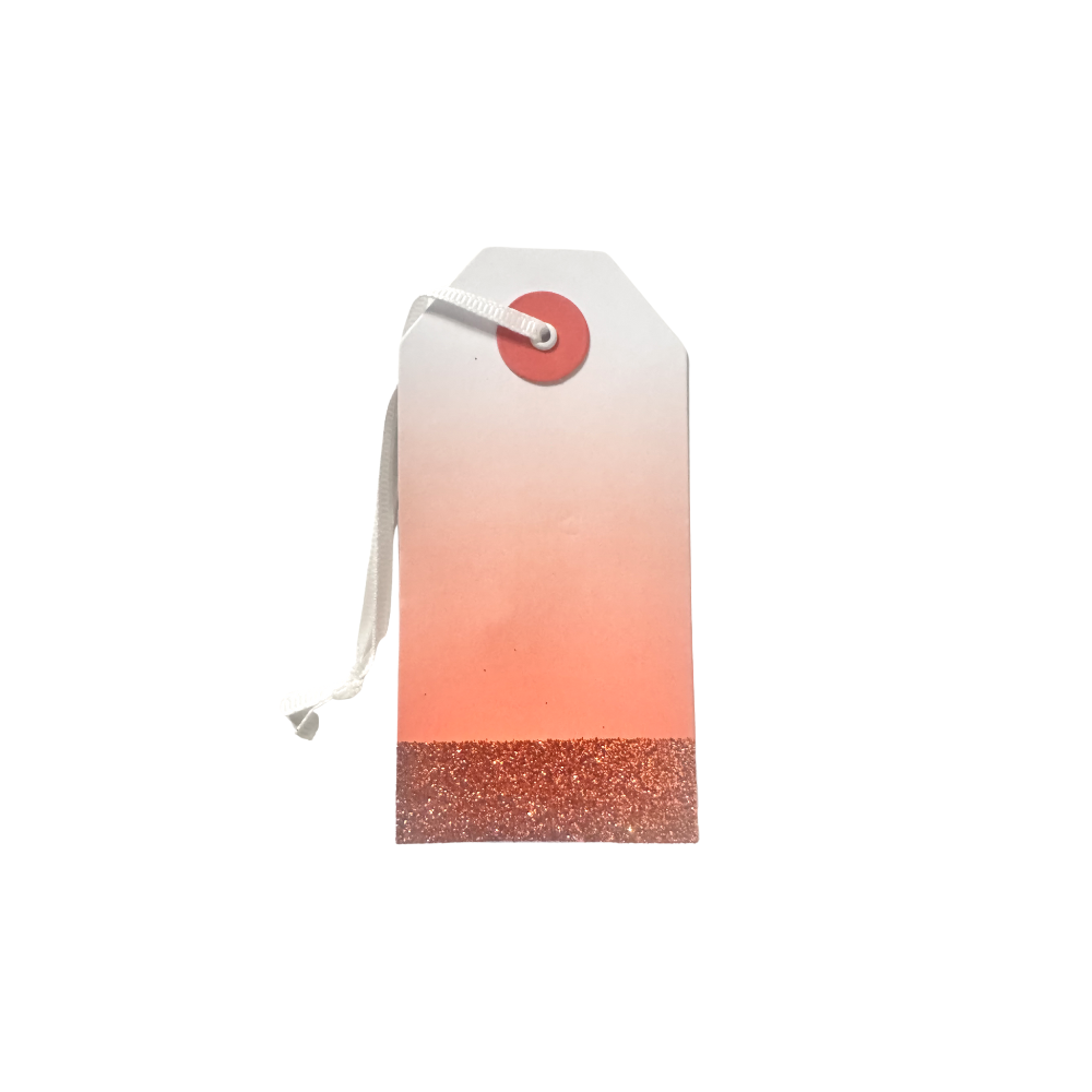Ombre Glitter GIft Tag Set