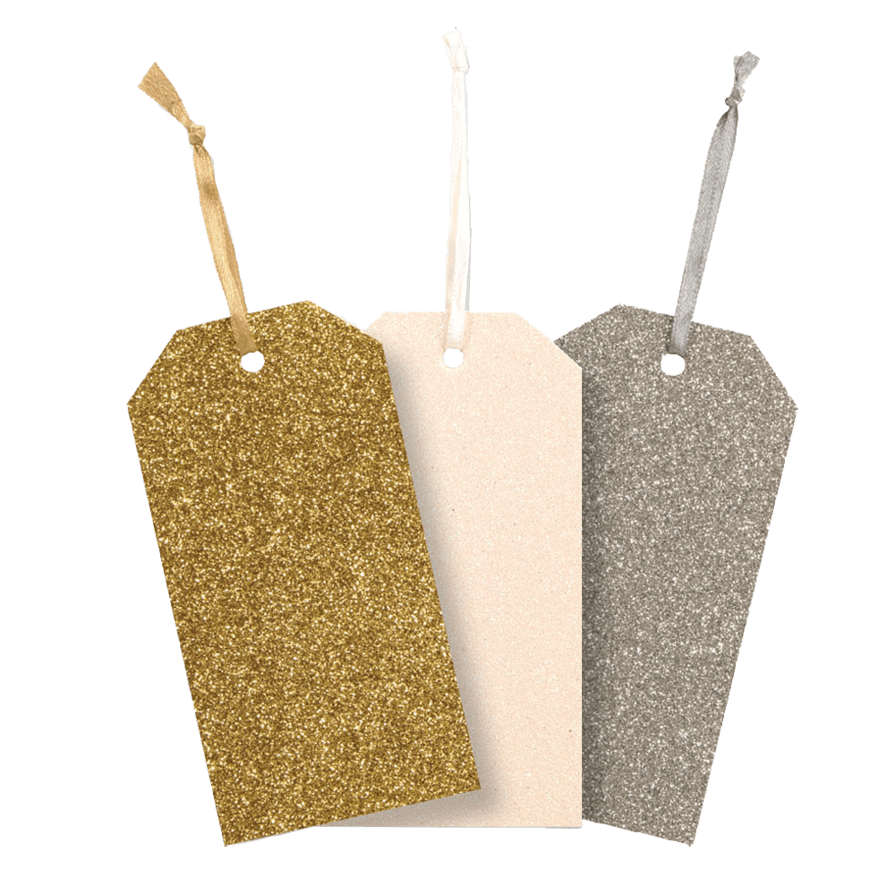 Glitter Luxe Gift Tag Set