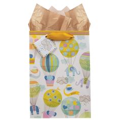 Bolsa de regalo con globos para bebé