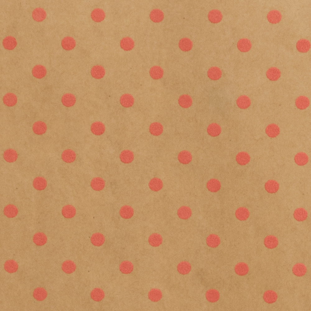 Sherbet Dimensional Dots Wrapping Paper
