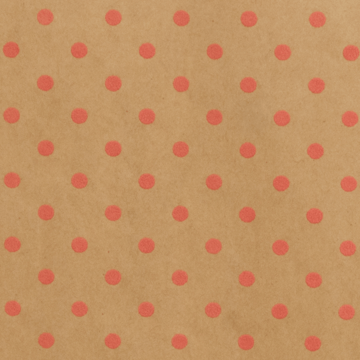 Sherbet Dimensional Dots Wrapping Paper