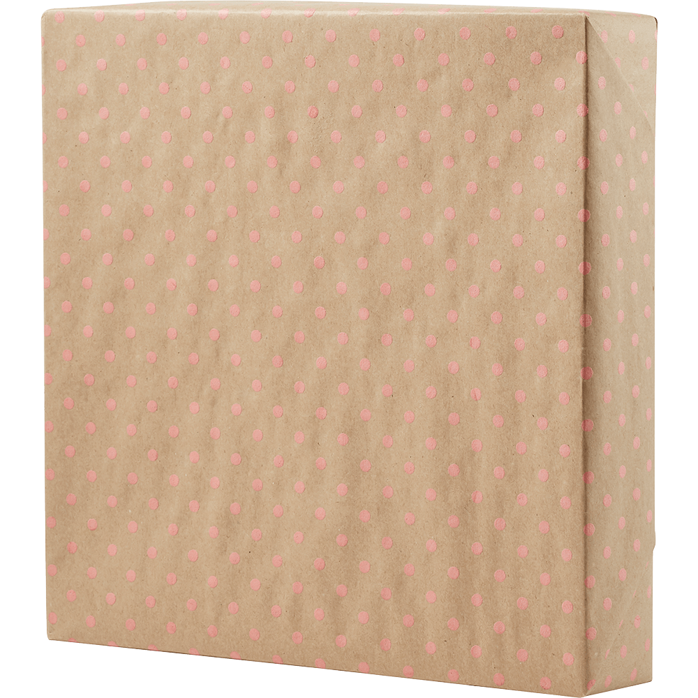 Sherbet Dimensional Dots Wrapping Paper
