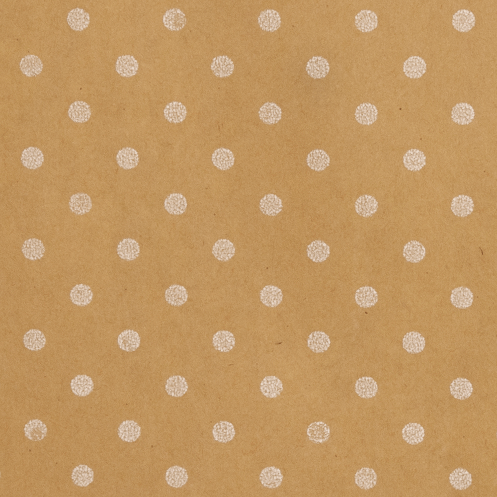White Dimensional Dots Wrapping Paper