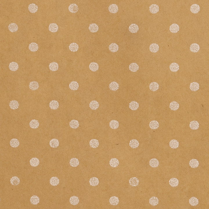 White Dimensional Dots Wrapping Paper
