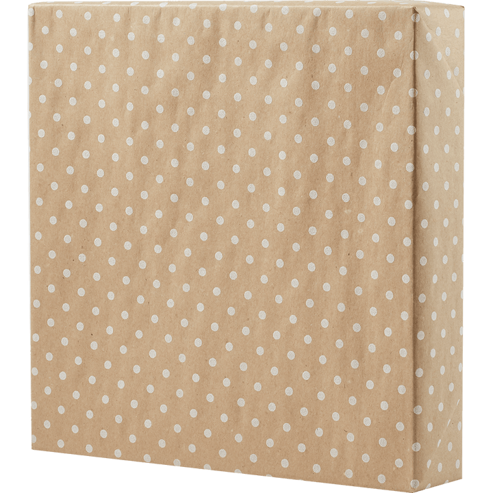 White Dimensional Dots Wrapping Paper