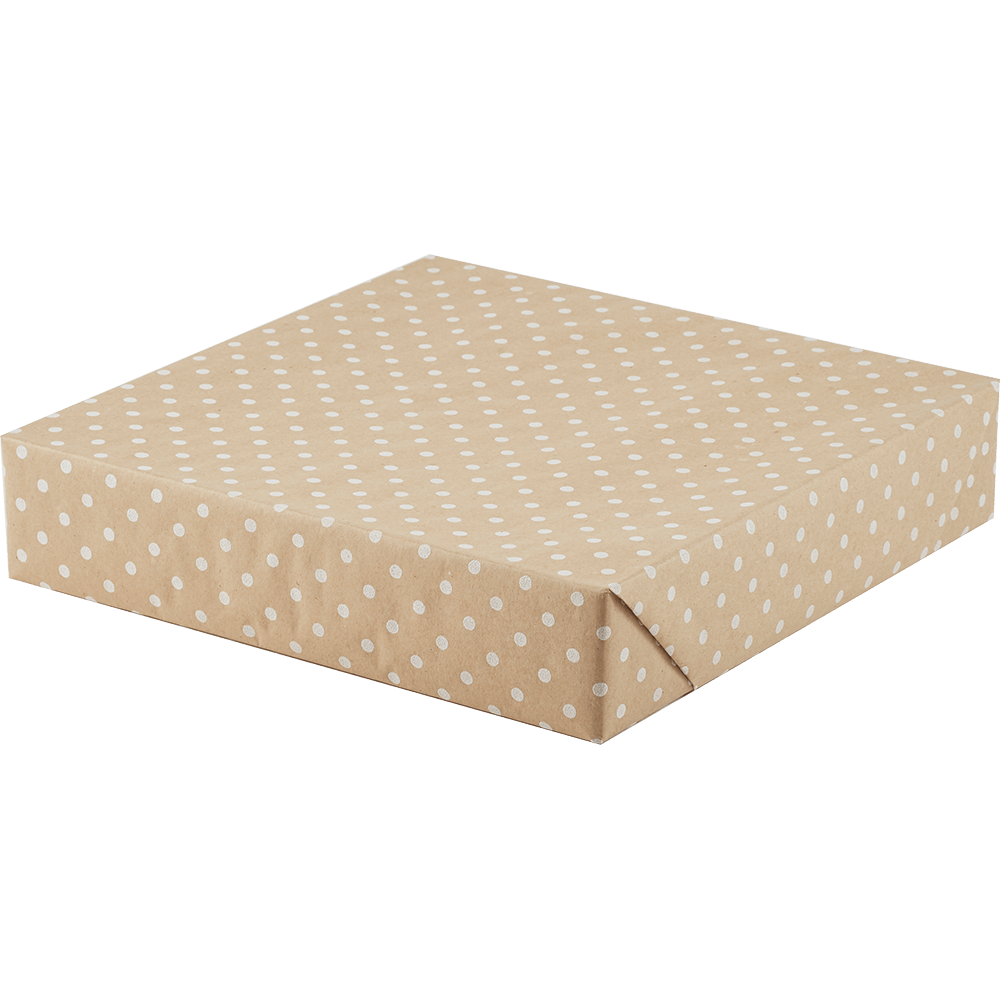 White Dimensional Dots Wrapping Paper