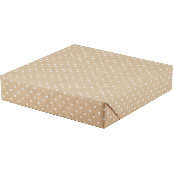 White Dimensional Dots Wrapping Paper