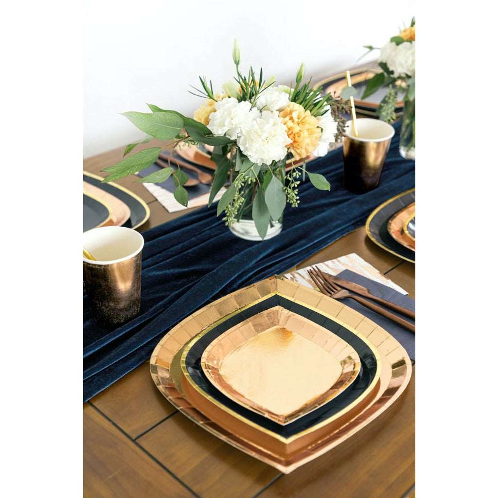 Posh Dessert Plate - Gold To Go - Plates -