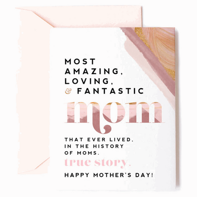 Most Amazing Mom Greeting Card