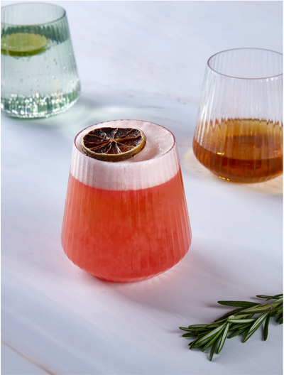 Ribbed Stemless Goblets