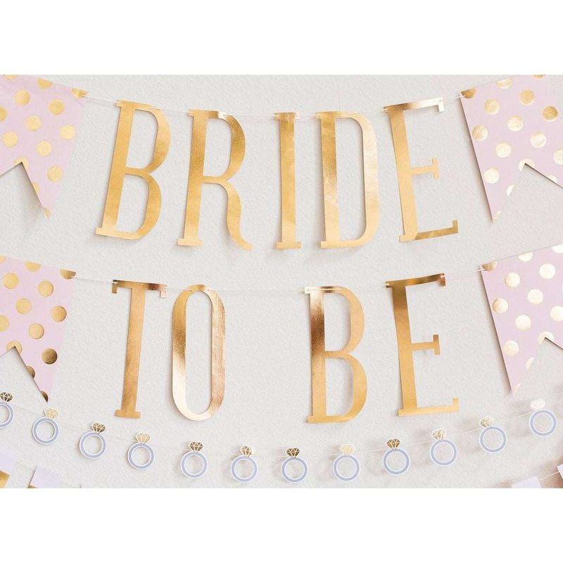 Paper Love Bride to Be Banner - Banner -