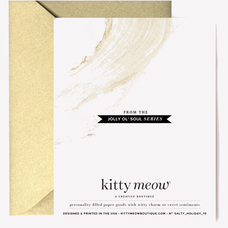 Kitty Meow Wishing You A Greeting Card - Greeting Card -