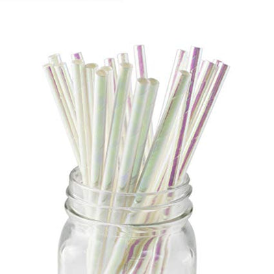 Foil Straws - Iridescent - Straw -