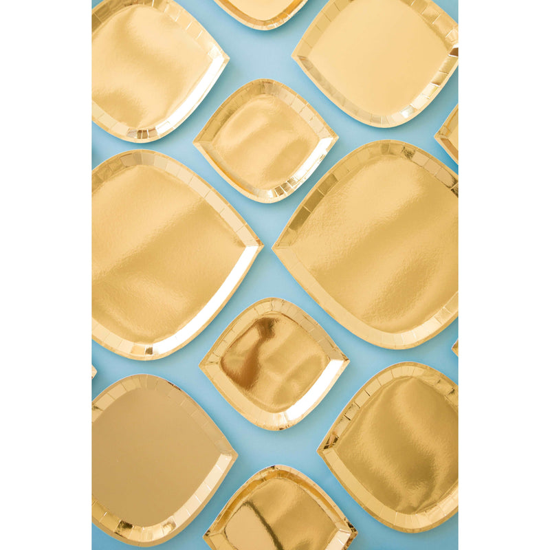 Posh Dessert Plate - Gold To Go - Plates -