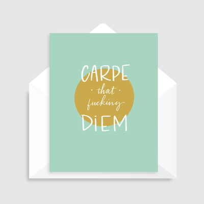 Carpe That Diem - Greeting Card -