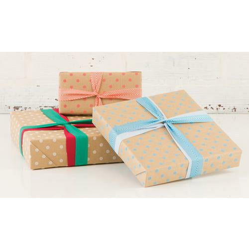 Sherbet Dimensional Dots Wrapping Paper - Wrapping Paper -