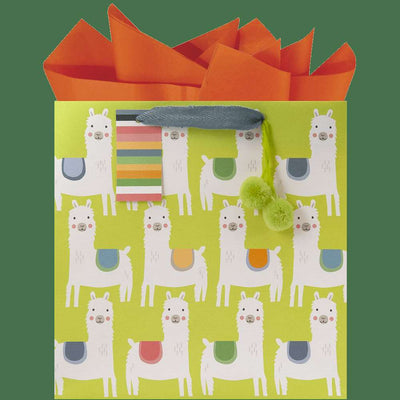 Little Llamas Medium Gift Bag - Gift Bag -