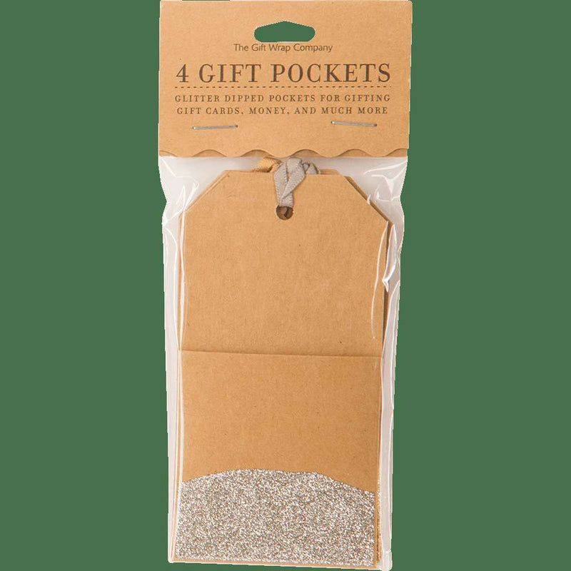 Glitter Dipped Gift Tag Pockets - Gift Tags -