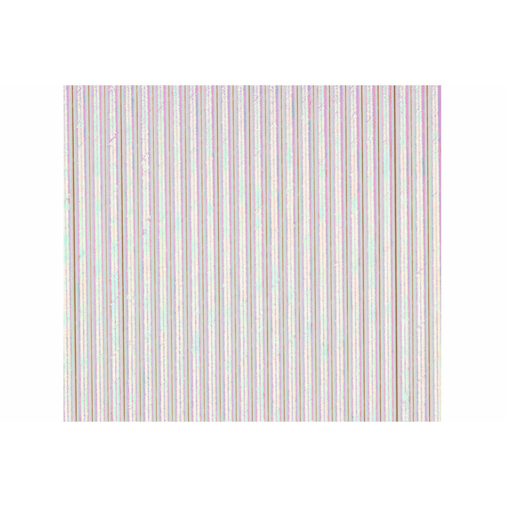 A pack of iridescent paper straws with a shimmering, translucent yet reflective surface color.
