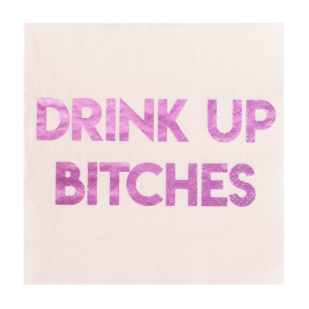 Drink Up Cocktail Napkins - Napkins -