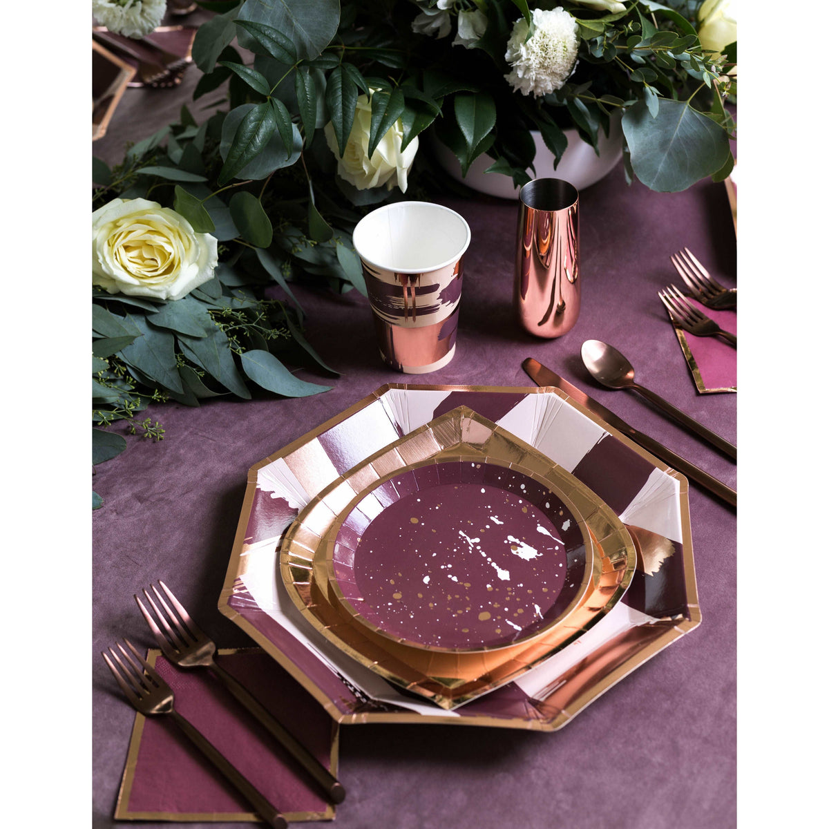 Mauve-Elous Cocktail Napkins - Napkins -