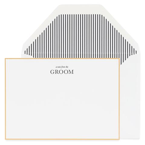 From The Groom Notecard Set - Note Sets -