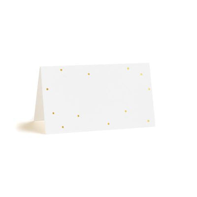 Tiny Dot Place Cards - Gold - Place Card -