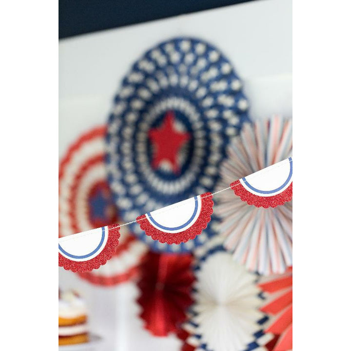 Stars &amp; Stripes Mini Banner-Bunting - Banner -