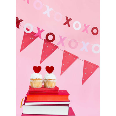 Valentine XOXO & Pennant Banner Set - Banner -