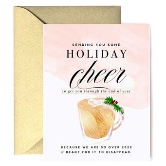 Kitty Meow Boutique - Sending You Some Holiday Cheer - Holiday Greeting Card - Grace of Design