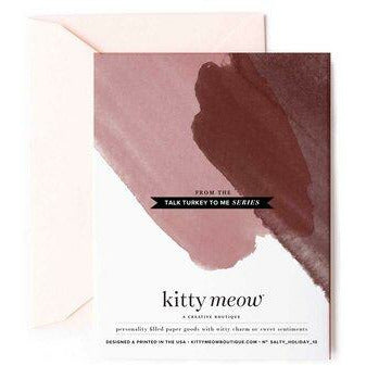 Kitty Meow Thankful For The Hostess Greeting Card - Greeting Card -