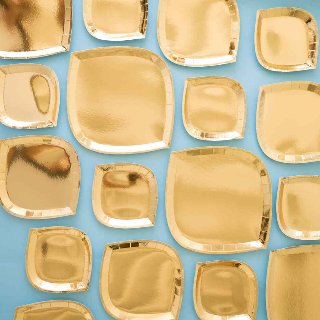 Posh Dinner Plate - Gold To Go - Plates -