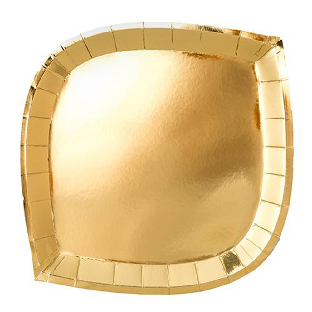 Posh Dessert Plate - Gold To Go - Plates -