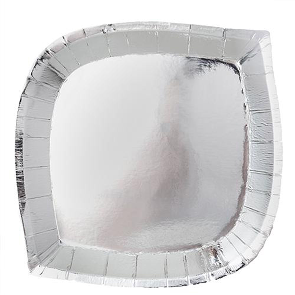 Posh Dessert Plate - Silver Fox - Plates -